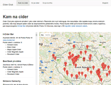 Tablet Screenshot of ciderclub.com
